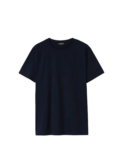 T-shirt Dondup uomo US198 JF0271U ZL4 blu girocollo regular jersey DONDUP | T-shirt | US198JF0271 ZL4890